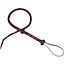 Батіг Liebe Seele Victorian Garden Lace і Vegan Leather Bull Whip 90 см чорний з червоним - мініатюра 1