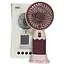Портативный вентилятор на аккумуляторе Portable Mini Fan аккумуляторный мини вентилятор 18650 USB Бордовый - миниатюра 1