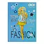 Щоденник шкільний Топ Дівчина, В5, 40 аркушів, тверда обкладинка, матова ламінація, Kids Line - мініатюра 1