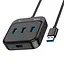 Разветвитель адаптер хаб Hoco HB31 Easy 4-in-1 converter (Usb to Usb3.0x4) кабель 120 см - миниатюра 3
