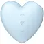 Вакуумный стимулятор-сердце с вибрацией Satisfyer Cutie Heart Blue - миниатюра 6