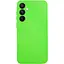 Чохол TPU Getman Liquid Silk Full Camera для Samsung Galaxy S23 FE Салатовий / Neon Green - мініатюра 1