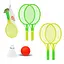 Набір ракеток 4213 2 ракетки, воланчик і м'ячик у сітці 13,7*30 см, у сітці (6984163300020) МІКС - мініатюра 2