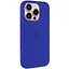 Чехол Epik Silicone case AAA с Magsafe и анимационной кнопкой для Apple iPhone 16 Pro 6.3 Ultramarine - миниатюра 1