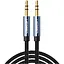 Аудио кабель Ugreen AV112 3.5 мм Male to 3.5 мм Male Cable золотистый Plated Metal with Braid 1.5 м (10686) - миниатюра 1