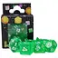 Набір кубиків Transparent 7 Dice Set - Green , 7 шт. (g7dtran05) - мініатюра 1