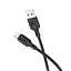 Кабель BOROFONE BX113 Lenny silicone charging data cable Micro(L=3M) Black - мініатюра 3