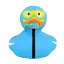 Уточка FunnyDucks Аквалангист (1863) - миниатюра 3