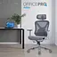 Крісло офісне Officepro Atlas OC630G-DG-DG Gray/Dark Gray (OC630-G-DG-DG) - мініатюра 15