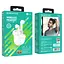 Наушники Borofone BE49 Serenity TWS wireless BT headset White - миниатюра 5