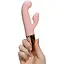 Міні-вібратор Crushious Mellow Cony рожевий 13.5 х 2.5 см - мініатюра 7