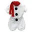 Костюм Снеговик с шарфом детский - миниатюра 1