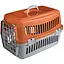 Переноска для кошек и собак AnimAll CNR-102 серо-оранжевая - миниатюра 1