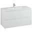 Тумба підвісна Sanwerk Форева Air 101 Білий з умивальником Емма (MV0000820) Білий - мініатюра 1
