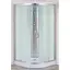 Душевой бокс Bravo Wislok L90F 000020937, Хром матовый, матовый, хром матовый - миниатюра 1