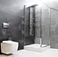 Душевая кабина Dusel A-516 90x90x190 шиншилла, Универсальная, матовый, хром, 90x90 - миниатюра 10
