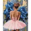Картина по номерам "Балерина з блакитними півоніями" ©art_selena_ua KHO8661, 40x50 см - миниатюра 1