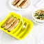 Форма для запікання випічки силіконова домашніх хот-догів, сосисок, ковбасок, кебаба кебниця, Kitchen Master Жовтий 85468 - мініатюра 3