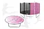 Батут із внутрішньою сіткою THUNDER OUTSIDE PRO 6FT 183 см Black/Pink - мініатюра 2