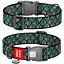 Ошейник для собак нейлоновый WAUDOG Nylon с QR адресником Луска XL 2.5х37-58 см - миниатюра 1