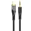 Аудіокабель HOCO UPA25 Transparent Discovery Edition Digital audio conversion cable iP Black - мініатюра 1