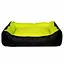 Лежак для собак Milord DONDURMA S 50x38x19 см (чорний/лимон) - мініатюра 1