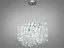 Вишукана новинка, кришталева люстра Гліцинія на 6 ламп, хром - мініатюра 1