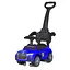 Дитяча каталка-толокар M 5045L-4 синій, з батьківською ручкою - мініатюра 1