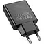 Ультратонкое двухпортовое зарядное устройство Hoco N38 Delgado Type-C 20 Вт и USB-A 18 Вт PD20W/PPS/QC3.0/FCP/AFC Black - миниатюра 6