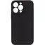 Чохол Silicone Case із захистом камери Full Apple iPhone 14 Pro Black - мініатюра 1