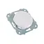 Выключатель Brille одноклавишный белый WB-1V2 White - миниатюра 1