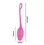 Смарт-виброяйцо для клитора и точки G для женщин 10 режимов розовый - миниатюра 4