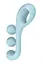 Вібратор для потрійної стимуляції Satisfyer Tri Ball 2 20.5 см блакитний - мініатюра 7