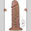 Вибратор Lovetoy Realistic Chubby Dildo 10.5'' 26.6 см коричневый - миниатюра 15