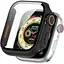 Чохол-накладка DK для Apple Watch 44mm (Series 4 / 5 / 6 / SE1 / SE2) Пластик Ultra Soft-Touch Glass (black) - мініатюра 1