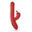 Вібратор-кролик Crushious Lapin Thrusting 21.5 см (червоний) - мініатюра 13