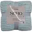 Плед Soho Soft Home 200x230 см Strip Pistachio (A120093) - мініатюра 1