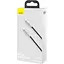 Кабель Baseus Cafule Metal Type-C to Type-C 100W (1m) black (CATJK-C01) - мініатюра 5