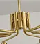 Люстра светодиодная потолочная 6007 (Золотистый) 5 плафонов - миниатюра 7