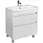 Тумба Мойдодир MoonShine 70 с умывальником Cosmo 70 напольная Белый - миниатюра 1