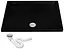 Душовий піддон акриловий Rea Savoy black 80x100 REA-K4087 Чорний - мініатюра 1