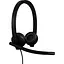 Гарнитура Logitech H570e Corded Mono BLACK-USB-A (981-001430) (7095238) - миниатюра 1
