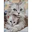 Алмазная мозаика Strateg ПРЕМИУМ Котики без подрамника размером 30х40 см (ZAV3040-9) - миниатюра 1