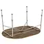 Стіл Bo-Camp Feather Oval 130x90 см Коричневий - мініатюра 3