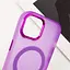 Чехол Epik TPU+PC Lily with MagSafe для Apple iPhone 15, 6.1 Purple - миниатюра 5