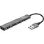 USB-Хаб Trust USB-хаб Halyx Aluminium 4-Port Mini USB Hub (23786_TRUST) - мініатюра 1