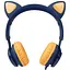 Наушники Hoco W36 Cat Ear Темносиний - миниатюра 1