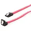 Кабель Sata Red 50 см Cablexpert кутовий роз'єм із засувками (CC-SataM-DATA90) - мініатюра 1