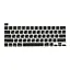 Накладка на клавіатуру DK для Apple MacBook Pro 16" 2019 USA силікон чорний (010309) - мініатюра 1
