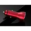 Автомобильное зарядное устройство DK+кабель Warp Charge 2USB 40W (QK739) red - миниатюра 2